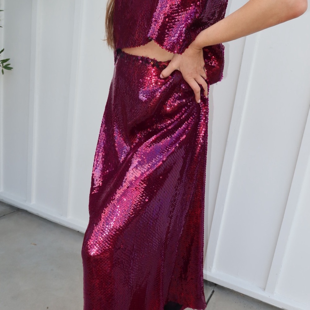 Vintage CHANEL two piece Skirt and top set - Picture 4 of 13